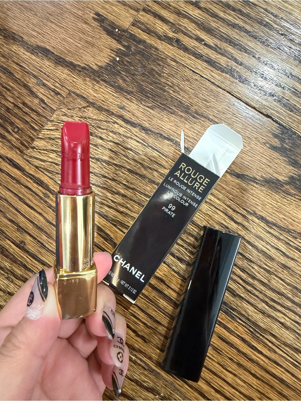 Chanel Rouge Allure Lipstick Shade 99 Pirate Satin Lip Colour